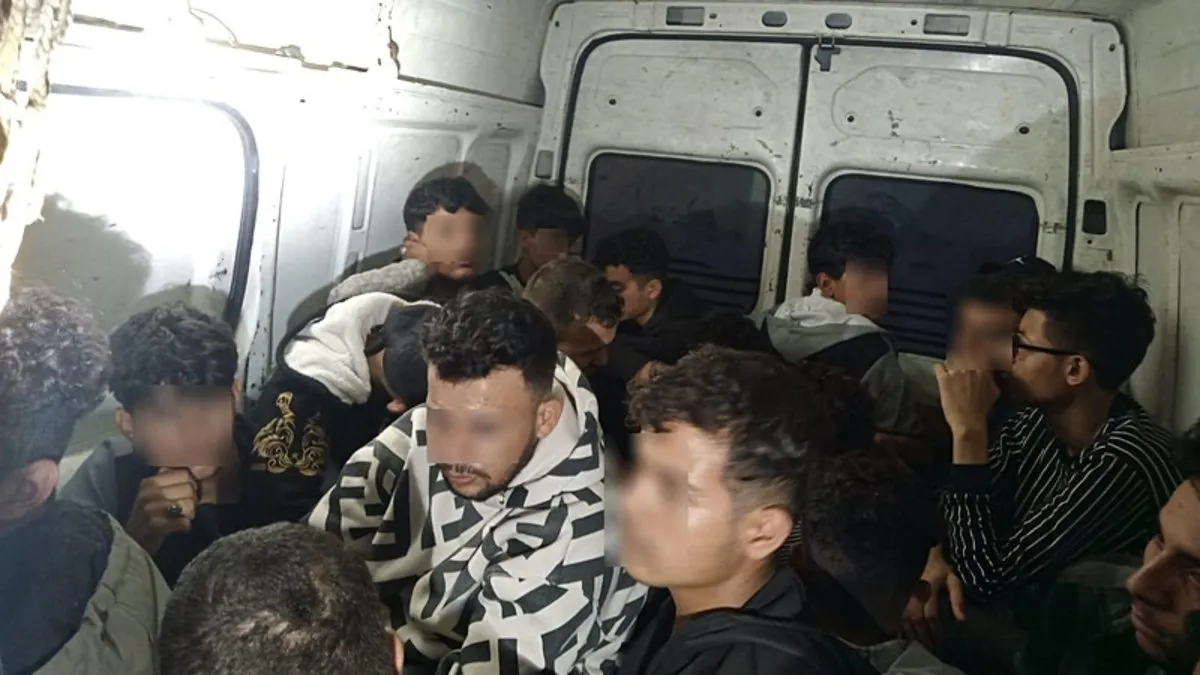 Kırklareli’nde 22 düzensiz göçmen yakalandı