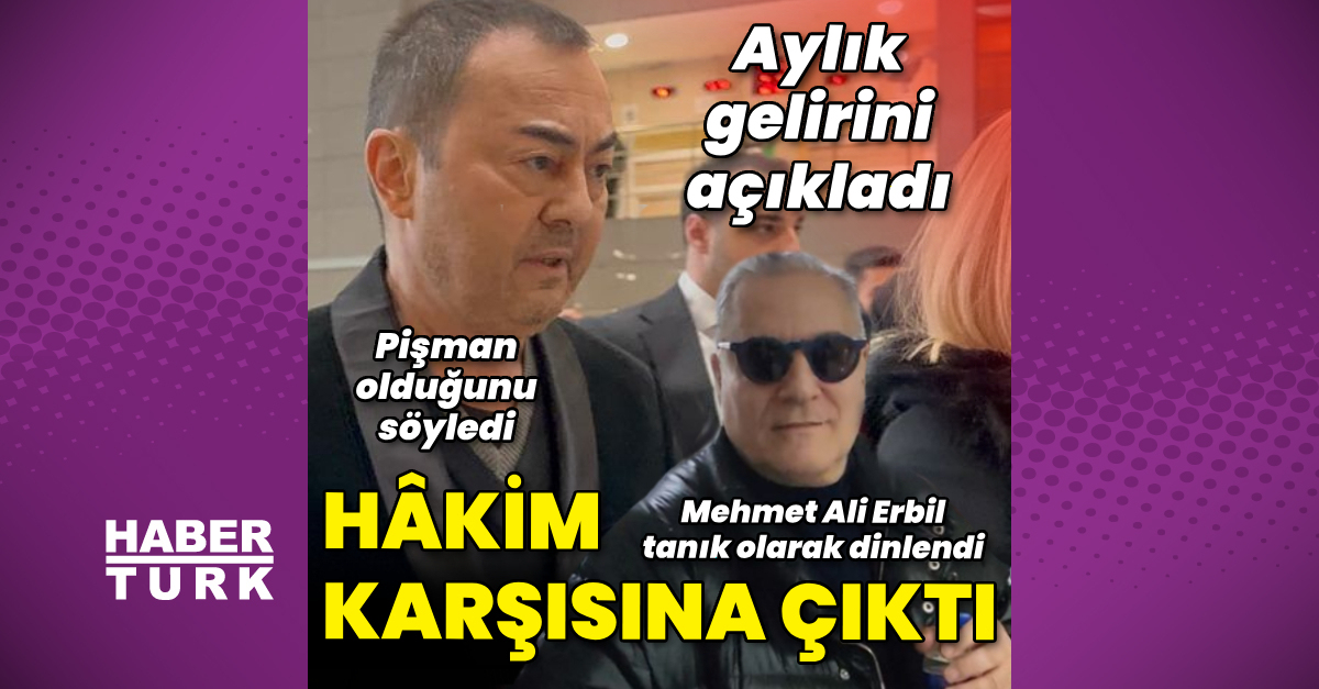 Serdar Ortaç, hâkim karşısında