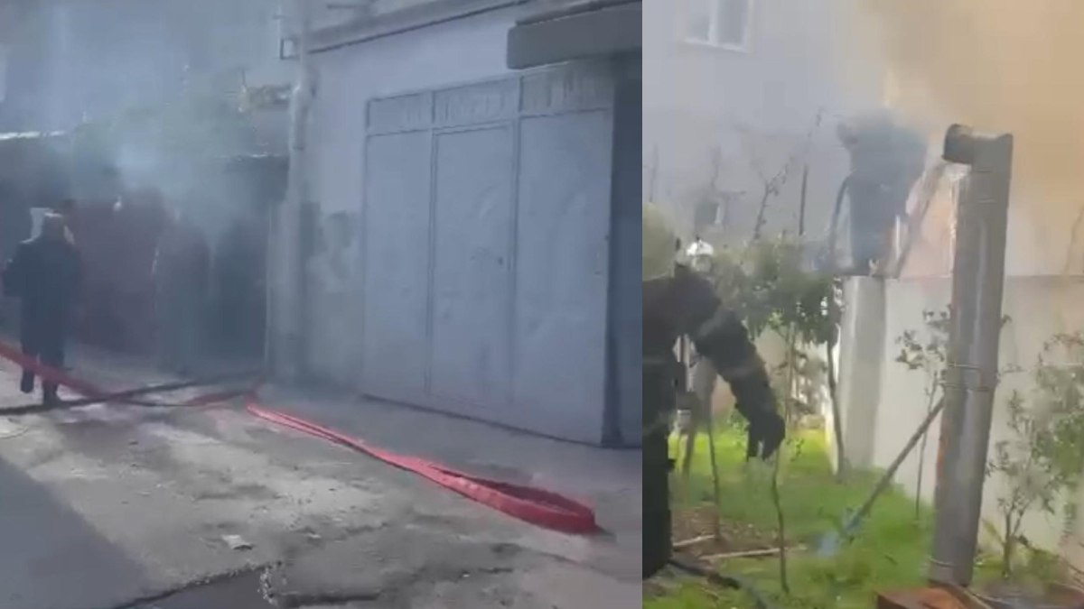 Kahramanmaraş’ta müstakil evde çıkan yangın paniğe neden oldu